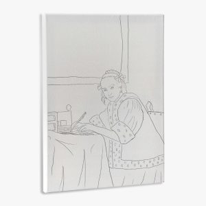 kobieta pisząca list vermeer