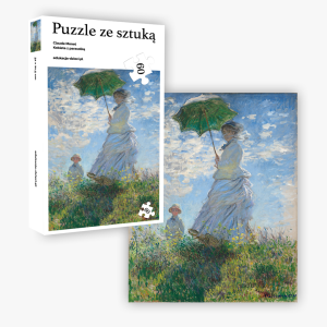 kobieta z parasolką puzzle