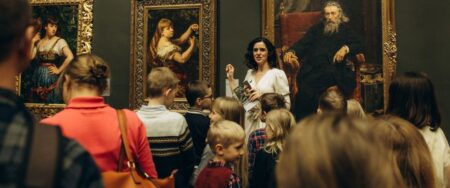 Martyna Rejkowicz w muzeum